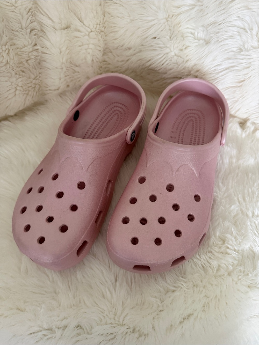 Pink XL Crocs W Size 12-14  M Size 10-11